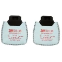 3M Dust Filter for Use with 3M D3000 Series Respirator Secure Click Connection D3138