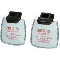 3M Dust Filter for Use with 3M D3000 Series Respirator Secure Click Connection D3138