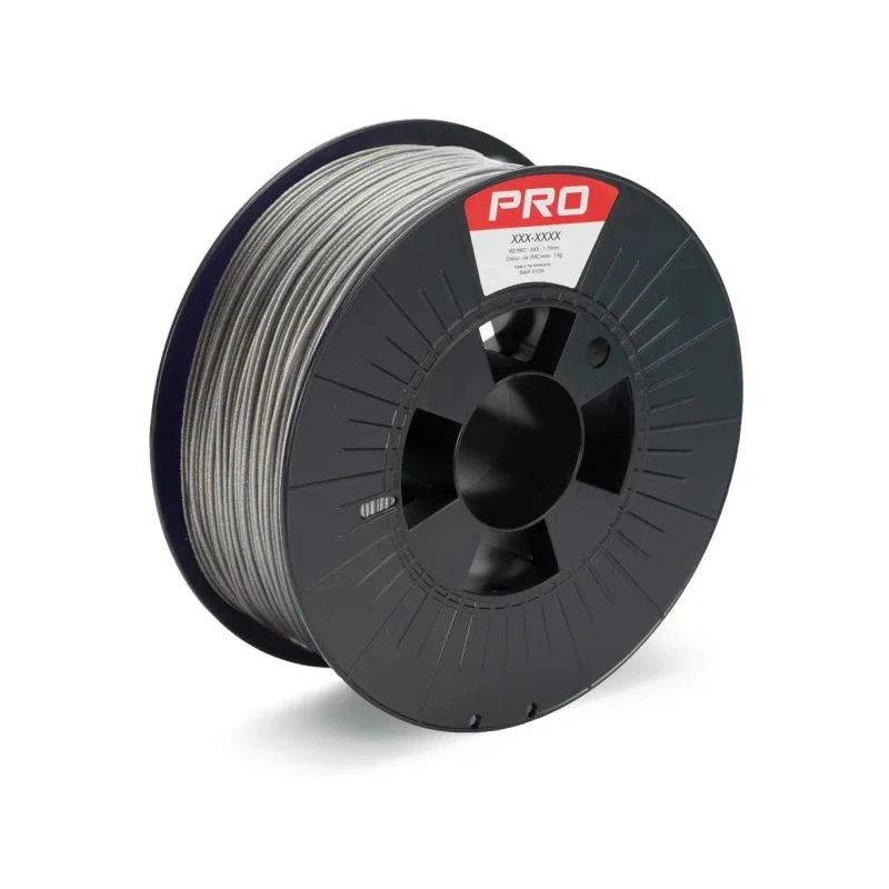 RS PRO 1.75 mm Silver Polylactic Acid PLA 3D Printer Filament 1 kg 190-1965