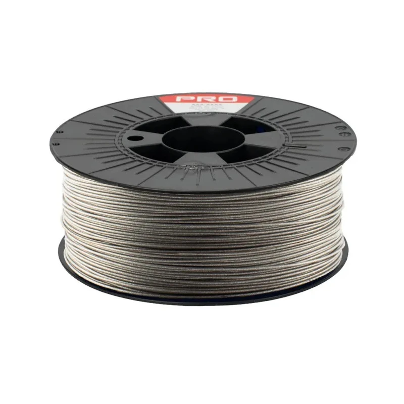 RS PRO 1.75 mm Silver Polylactic Acid PLA 3D Printer Filament 1 kg 190-1965