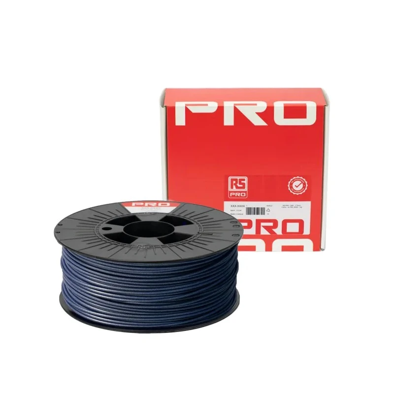RS PRO 2.85 mm Blue PLA 3D Printer Filament, 1 kg 190-1964