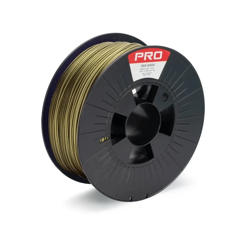 RS PRO 1.75 mm Gold PLA 3D Printer Filament, 1 kg, Fused Deposition Modelling, 215°C Printing Temperature 190-1967