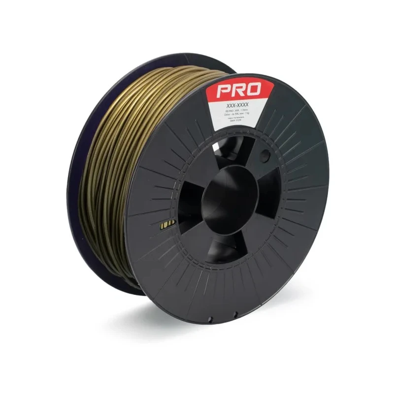 RS PRO 2.85 mm Gold PLA 3D Printer Filament 1 kg 215°C FDM Printing 190-1968