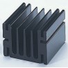Fischer Elektronik Aluminium Heatsink 4.8K/W Thermal Resistance 50 mm Length 46 mm Width 33 mm Height Black Finish SK68-50-SA