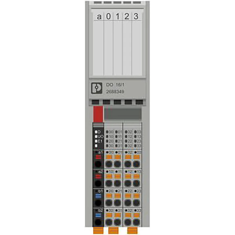 Phoenix Contact AXL F DO16/1 1H Series Digital Output PLC I/O Module 24V AC 500 mA IP20 DO16