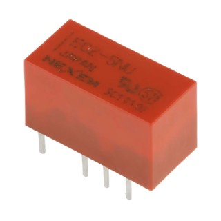 KEMET PCB Signal Relay 5V dc Coil 2A Switching Current DPDT EC2-5NU