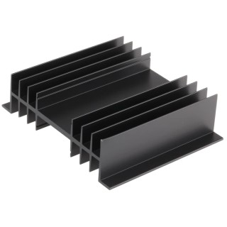 Fischer Elektronik Heatsink Aluminium Black Finish 32 mm x 100 mm x 120 mm 1.8°C/W SK03-100-SA