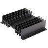 Fischer Elektronik Heatsink Aluminium Black Finish 32 mm x 100 mm x 120 mm 1.8°C/W SK03-100-SA