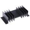Fischer Elektronik Heatsink, 2.5°C/W Thermal Resistance, 32 mm Height, 50 mm Length, 120 mm Width, Black Anodised SK03-50-SA