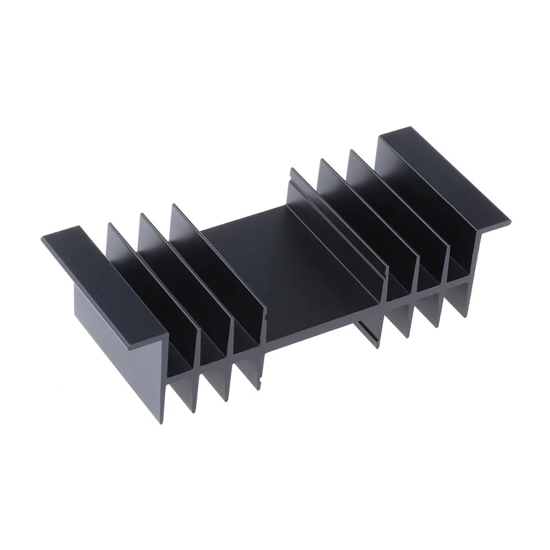 Fischer Elektronik Heatsink, 2.5°C/W Thermal Resistance, 32 mm Height, 50 mm Length, 120 mm Width, Black Anodised SK03-50-SA