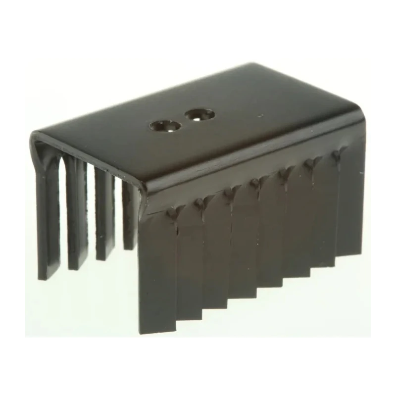 Fischer Elektronik Heatsink 9.9°C/W, Black Anodised Aluminium, 27 mm Height x 38 mm Length x 24.5 mm Width FK225SAL1