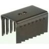 Fischer Elektronik Heatsink 9.9°C/W, Black Anodised Aluminium, 27 mm Height x 38 mm Length x 24.5 mm Width FK225SAL1