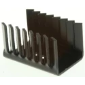 Fischer Elektronik Heatsink 9.9°C/W, Black Anodised Aluminium, 27 mm Height x 38 mm Length x 24.5 mm Width FK225SAL1