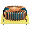 TDK 1.3 mH Ferrite Power Line Choke Radial Mount, Max SRF 10 kHz, 18 A IDC, 5 mΩ RDC, 250V AC B82726S2183N020