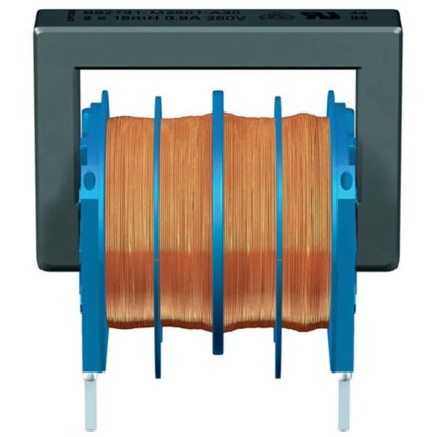 TDK 22 mH Ferrite Power Line Choke Radial Mount 800 mA DC Current 800 mΩ DC Resistance Max SRF 10 kHz 250V AC B82731M2801A030