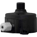 RS PRO Cable Gland Base 24V AC/DC IP66, Black Housing, M16 Entry IP66