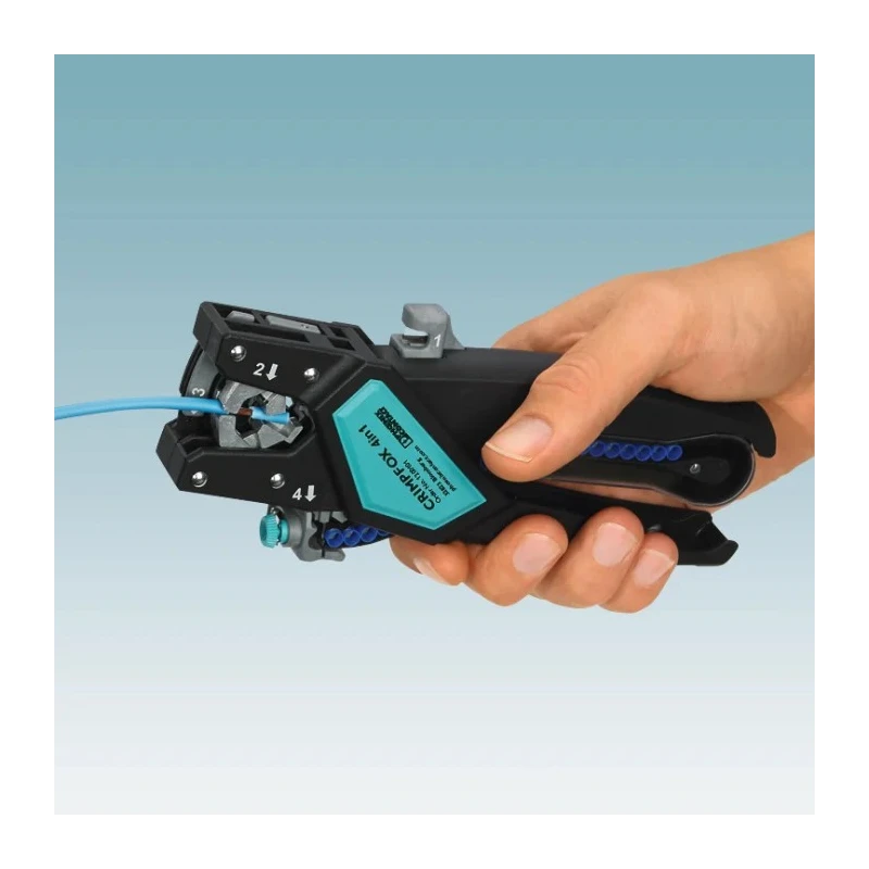 Phoenix Contact CRIMPFOX 4in1 Multifunctional Crimp Tool for Wire Ferrules 180mm Length 1200101