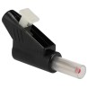 Radiall Black Male Banana Plug 4 mm Connector 750V AC 30A Tin Nickel Plating R 941 460 600