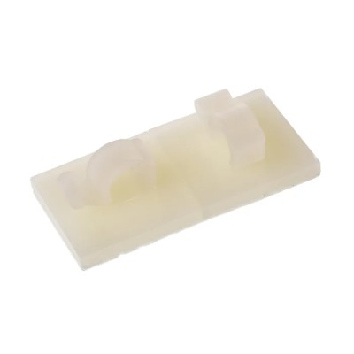 HellermannTyton Natural Polyamide 66 Cable Clip Self-Adhesive 6 mm Max Bundle Diameter 19 mm x 19 mm x 151-13019 RA6-PA66-NA