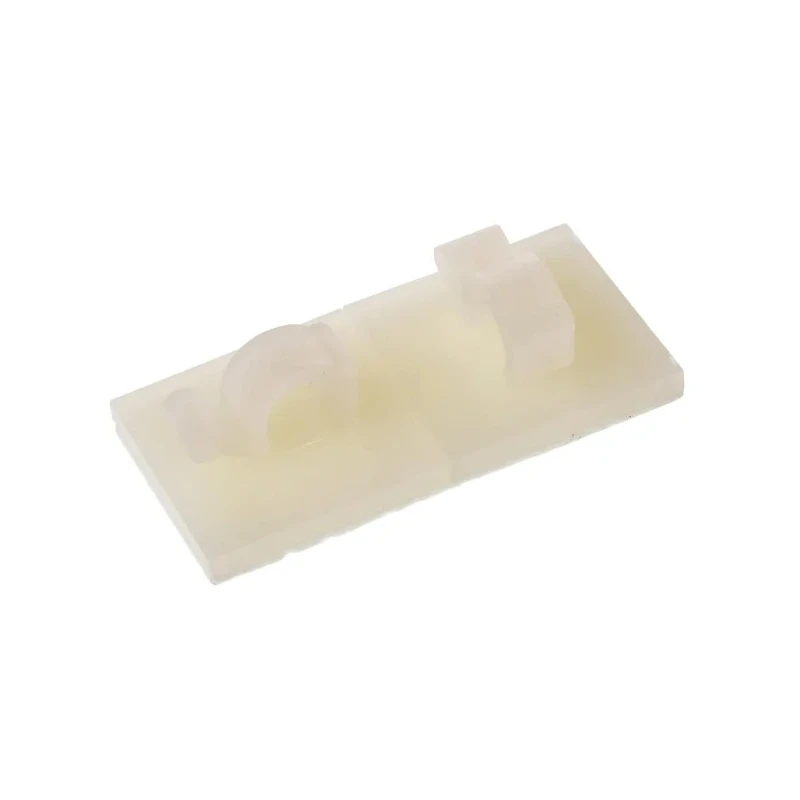 HellermannTyton Natural Polyamide 66 Cable Clip Self-Adhesive 6 mm Max Bundle Diameter 19 mm x 19 mm x 151-13019 RA6-PA66-NA