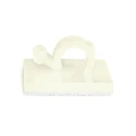 HellermannTyton Natural Polyamide 66 Cable Clip Self-Adhesive 6 mm Max Bundle Diameter 19 mm x 19 mm x 151-13019 RA6-PA66-NA