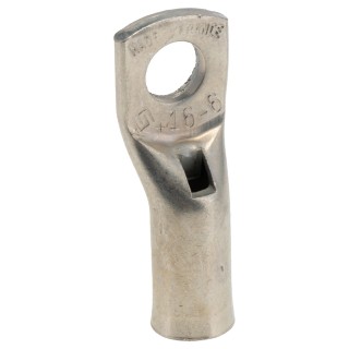 TE Connectivity XCT Uninsulated Ring Terminal 6 mm Stud Size, 5 AWG Wire Size, Grey 710030-3