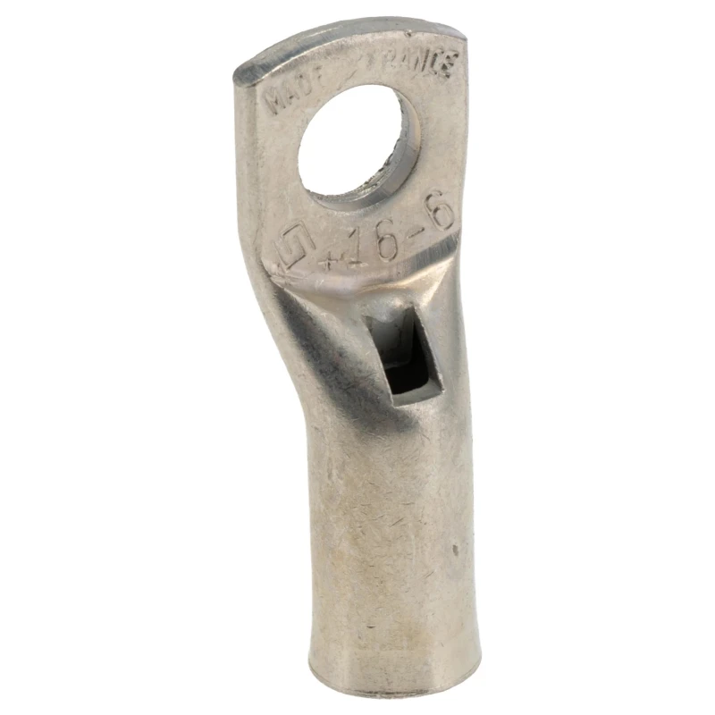 TE Connectivity XCT Uninsulated Ring Terminal 6 mm Stud Size, 5 AWG Wire Size, Grey 710030-3