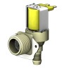 RS PRO Solenoid Valve 2 Port NC 24V AC/DC 3/4 in Inlet Male 3/4 in Outlet Male 10 bar Operating Pressure 60°C 190-4143