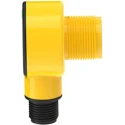 Banner Retroreflective Photoelectric Sensor Barrel Style 6 m Detection Range PNP Output IP67/IP68/IP69K Rated T18-2VPLPC-Q8