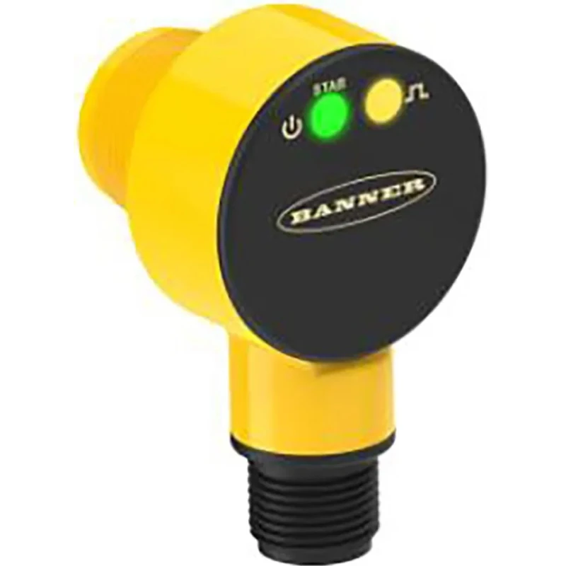 Banner Background Suppression Photoelectric Sensor, Barrel Style, PNP Output, 100 mm Detection Range, IP67 T18-2VPFF100-Q8