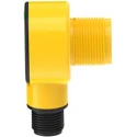 Banner Background Suppression Photoelectric Sensor, Barrel Style, PNP Output, 100 mm Detection Range, IP67 T18-2VPFF100-Q8