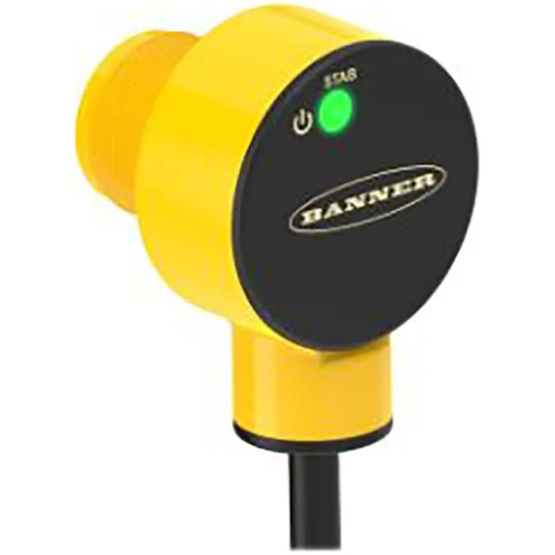 Banner Retroreflective Photoelectric Sensor Barrel Style 6 m Detection Range PNP Output IP67 IP68 IP69K T18-2VPLPC-2M