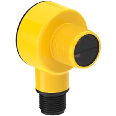 Banner Background Suppression Photoelectric Sensor, Barrel Sensor, 200 mm Detection Range, PNP Output, IP67 T18-2VPFF200-Q8