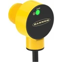 Banner Background Suppression Photoelectric Sensor Barrel Style, PNP Output, 150 mm Detection Range T18-2VPFF150-2M