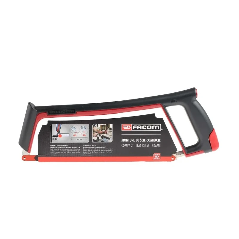 Facom 300 mm Hacksaw with High Speed Steel Blade, Impact-Resistant Frame 601PB