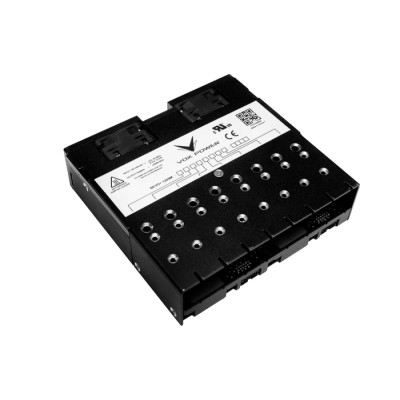 Vox Power NEVO+1200M Switching Power Supply 1.2 kW, 16 and 8 Outputs, 85V AC to 370V DC Input, Fan Cooled NEVO+1200M