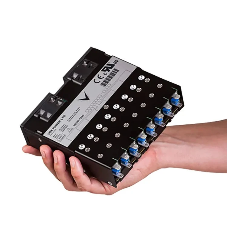 Vox Power NEVO+1200M Switching Power Supply 1.2 kW, 16 and 8 Outputs, 85V AC to 370V DC Input, Fan Cooled NEVO+1200M