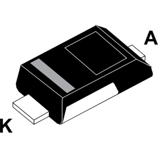 STMicroelectronics 1.28 V Uni-Directional Zener Diode, Surface Mount 2-Pin, 400 W Power Dissipation SMM4F28A-TR