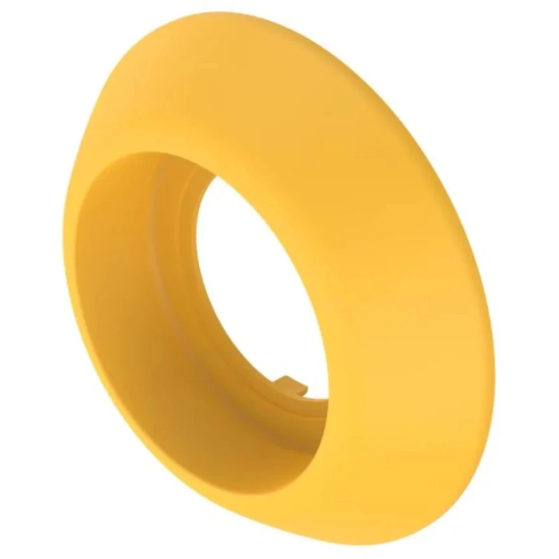 EAO Push Button Bezel for Use with Emergency Stop Pushbutton Series 84 Yellow Plastic 22.5mm Cutout Diameter 84-902B