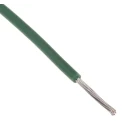 RS PRO Green 0.2 mm² Hook Up Wire 24 AWG 11/0.16 mm Stranded Tinned Copper Conductor Modified Polyphenylene Ether 872-4509