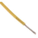 RS PRO Yellow 0.33 mm² 22 AWG Hook Up Wire, 7 Strand x 0.12 mm Core, Modified Polyphenylene Ether Jacket, 600 V 872-4549
