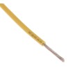 RS PRO Yellow 0.33 mm² 22 AWG Hook Up Wire, 7 Strand x 0.12 mm Core, Modified Polyphenylene Ether Jacket, 600 V 872-4549
