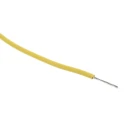RS PRO Yellow 0.33 mm² Hook Up Wire, 22 AWG, 17/0.16 mm Strands, 100 m Length, Polyethylene Insulation 872-5300