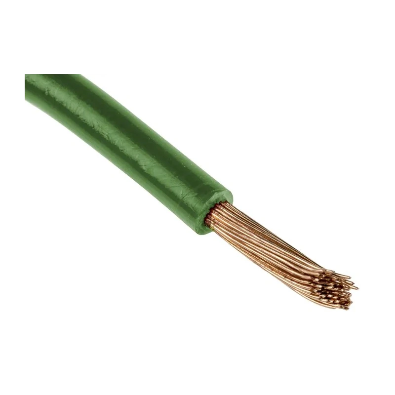 RS PRO Green 0.33 mm² Hook Up Wire, 22 AWG, 17x0.16 mm Core Strands, 100 m Length, Polyethylene Jacket, 300 V 872-5303