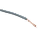 RS PRO Grey 0.33 mm² Hook Up Wire, 22 AWG, 17/0.16 mm Strands, 100m Length, Polyethylene Jacket, 300V, Flame 872-5325