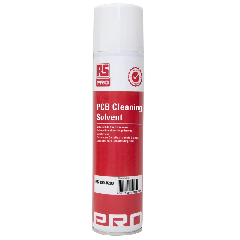 RS PRO Flux Remover Aerosol Cleaner for PCBs 400 ml 190-8290