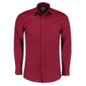 Kustom Kit Graphite Work Shirt 15 in, 35% Cotton 65% Polyester, Long Sleeve KK142