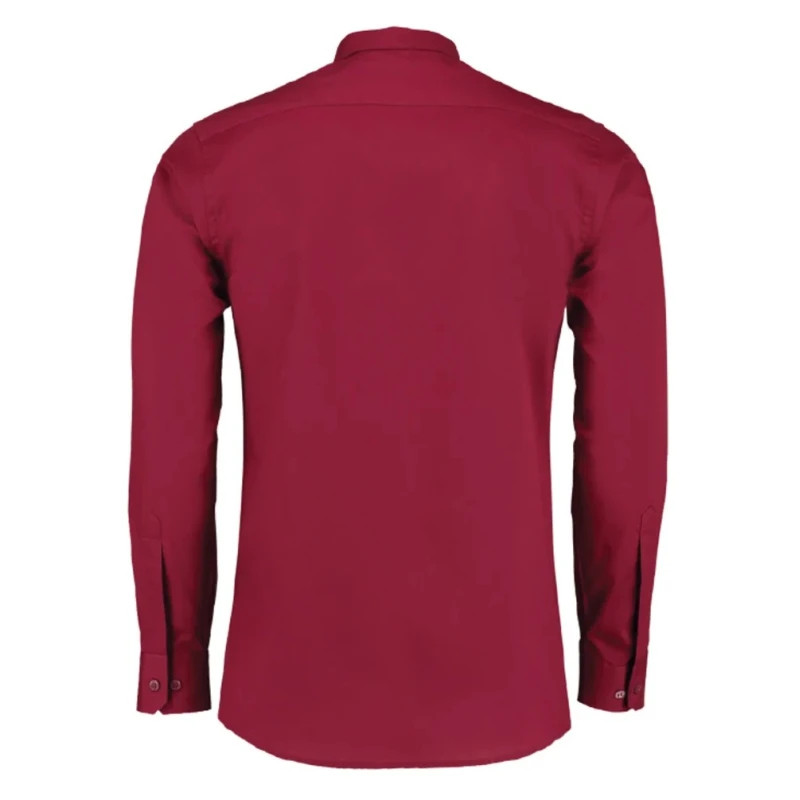 Kustom Kit Graphite Work Shirt 15 in, 35% Cotton 65% Polyester, Long Sleeve KK142