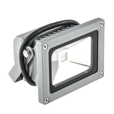 RS PRO Floodlight, 1 LED, 10 W Red Blue Green, 1100 lm, IP65, 265V ac 872-4123