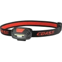 Coast Rechargeable LED Head Torch 270 lm Wide Flood Beam 65 ft Range Lithium-Ion Battery Red FL13R